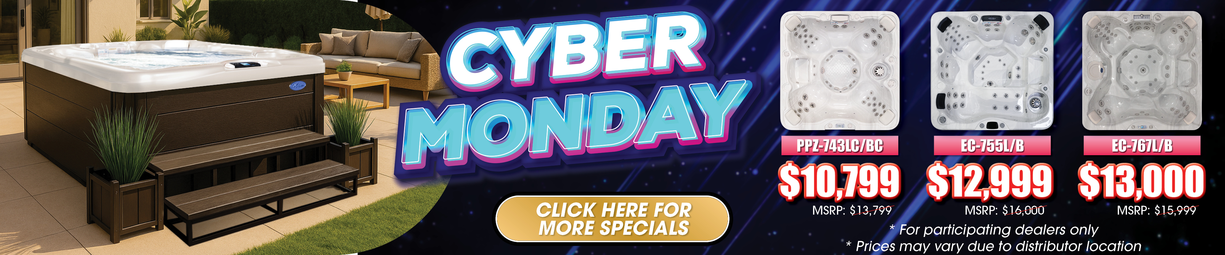 Calspas hot tub being used in a family setting - Portugal