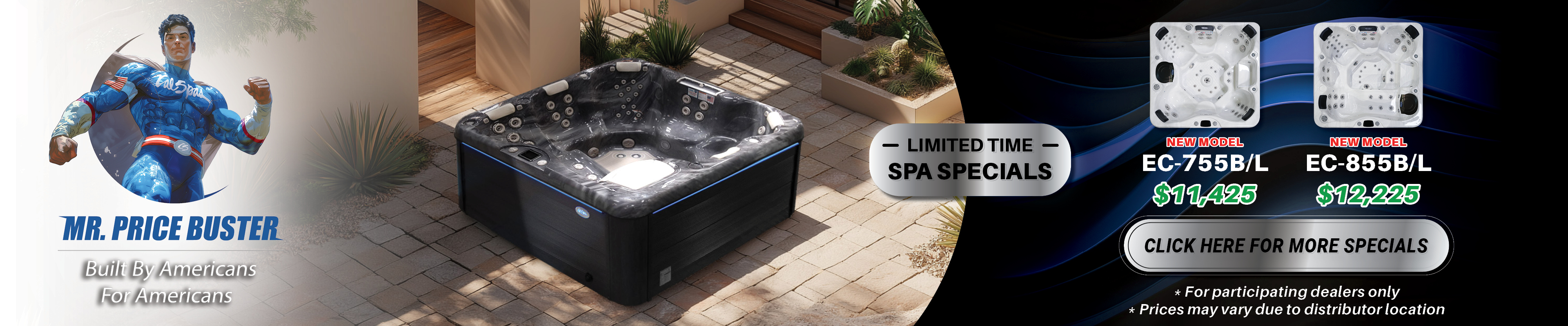 Calspas hot tub being used in a family setting - Portugal